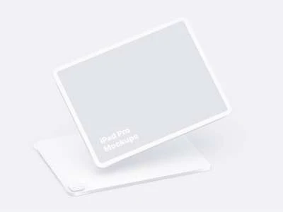 iPad Pro Clay Mockup  - Free template