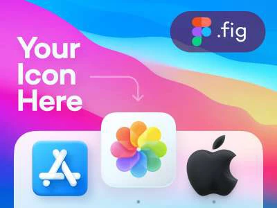 Mac Dock Mockup  - Free template