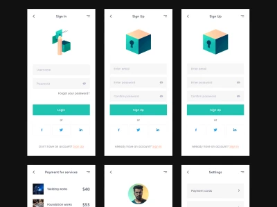 MasterGo UI Kit  - Free template