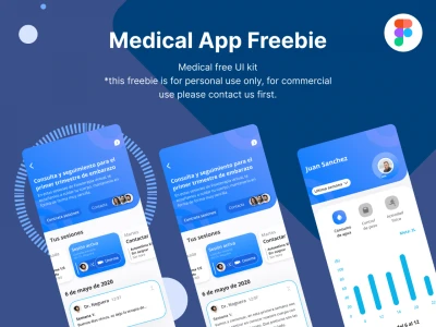 Medical UI Kit  - Free template
