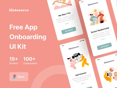 Onboarding UI Kit  - Free template