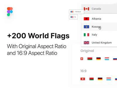 Original Flags Pack  - Free template