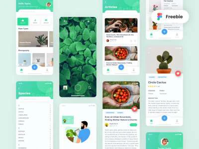 Plant App  - Free template
