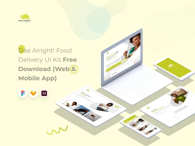 Restaurant UI Kit  - Free template