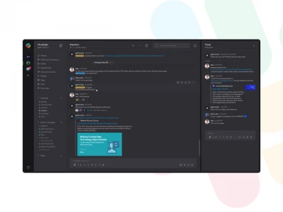Slack Redesign  - Free template