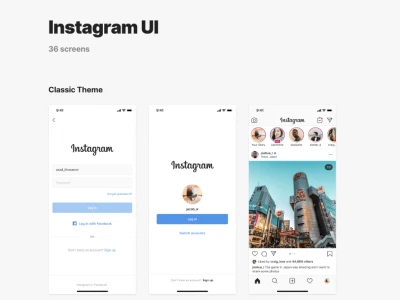 Social Media Mobile Apps Library  - Free template