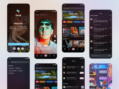 Social Media Video App  - Free template