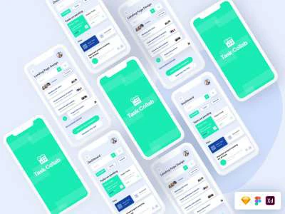 Task Manager App  - Free template