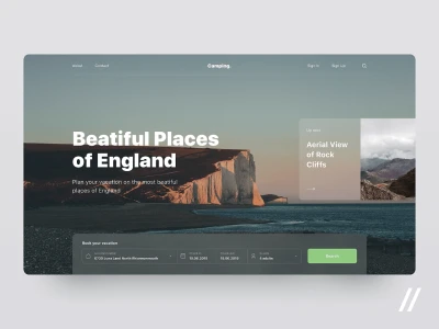 Travel App  - Free template