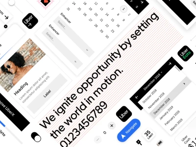 Uber Design System  - Free template