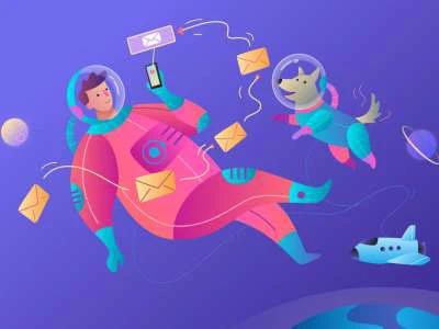 Vibrant Illustrations  - Free template