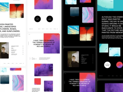 Visual Portfolio Template  - Free template