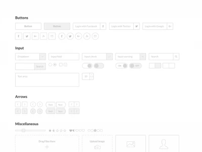 Free Sketch Wireframe UI Kit  - Free template