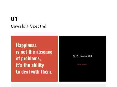 Google Fonts Combinations  - Free template