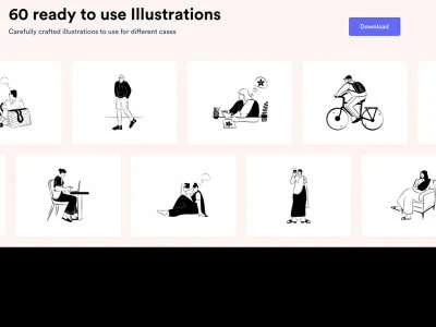 Indian Doodle Illustrations  - Free template