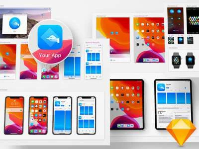 iOS 13 App Icon Template  - Free template