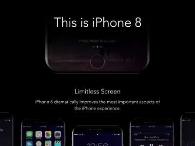 iPhone 8 Free Mockup  - Free template