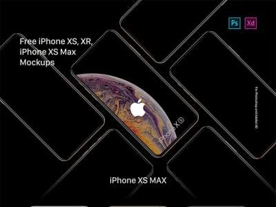 iPhone XR Free Mockup  - Free template
