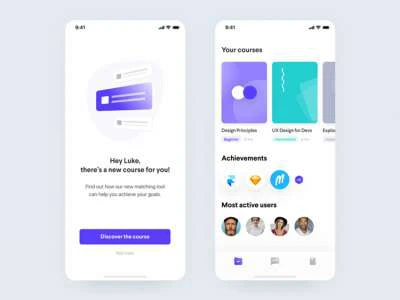 Learn UI Kit  - Free template