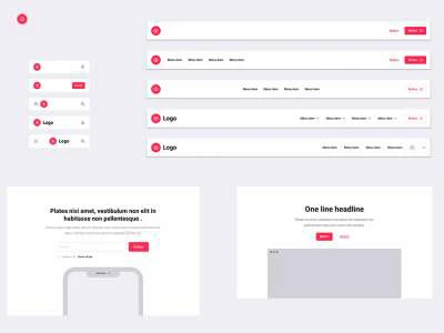 Majestic Wireframe UI Kit  - Free template