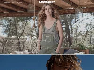 Modnikky eCommerce UI  - Free template