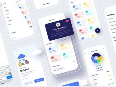 Online Cloud Storage  - Free template