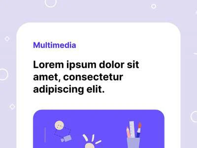 Online Learning Figma App  - Free template
