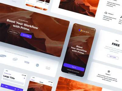 Premium Design UI Kit  - Free template