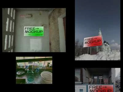 Russian Vibes Posters  - Free template