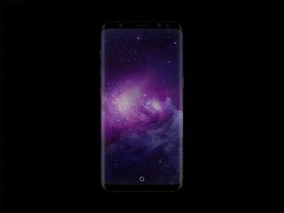 Samsung Galaxy S8 Mockup  - Free template