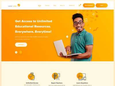 School Web Template  - Free template