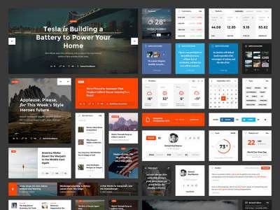 Snug Free Web UI Kit  - Free template