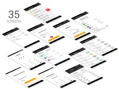Sport Trading App Design  - Free template