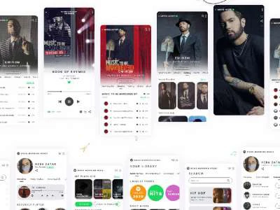 Spotify App Redesign  - Free template