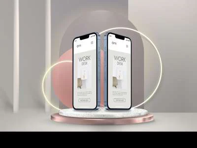 Stylish iPhone 13 Mockup  - Free template