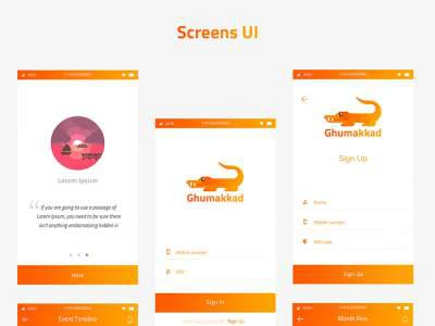 Travel App iOS and Android  - Free template