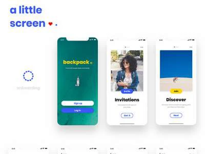Travel Social App Design  - Free template
