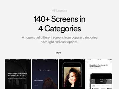 Vera Block Mobile UI Kit  - Free template