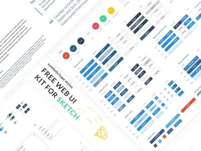 Web UI Kit Symbols & Styles  - Free template