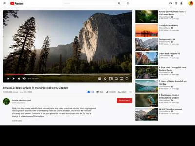 Youtube Figma Layout  - Free template