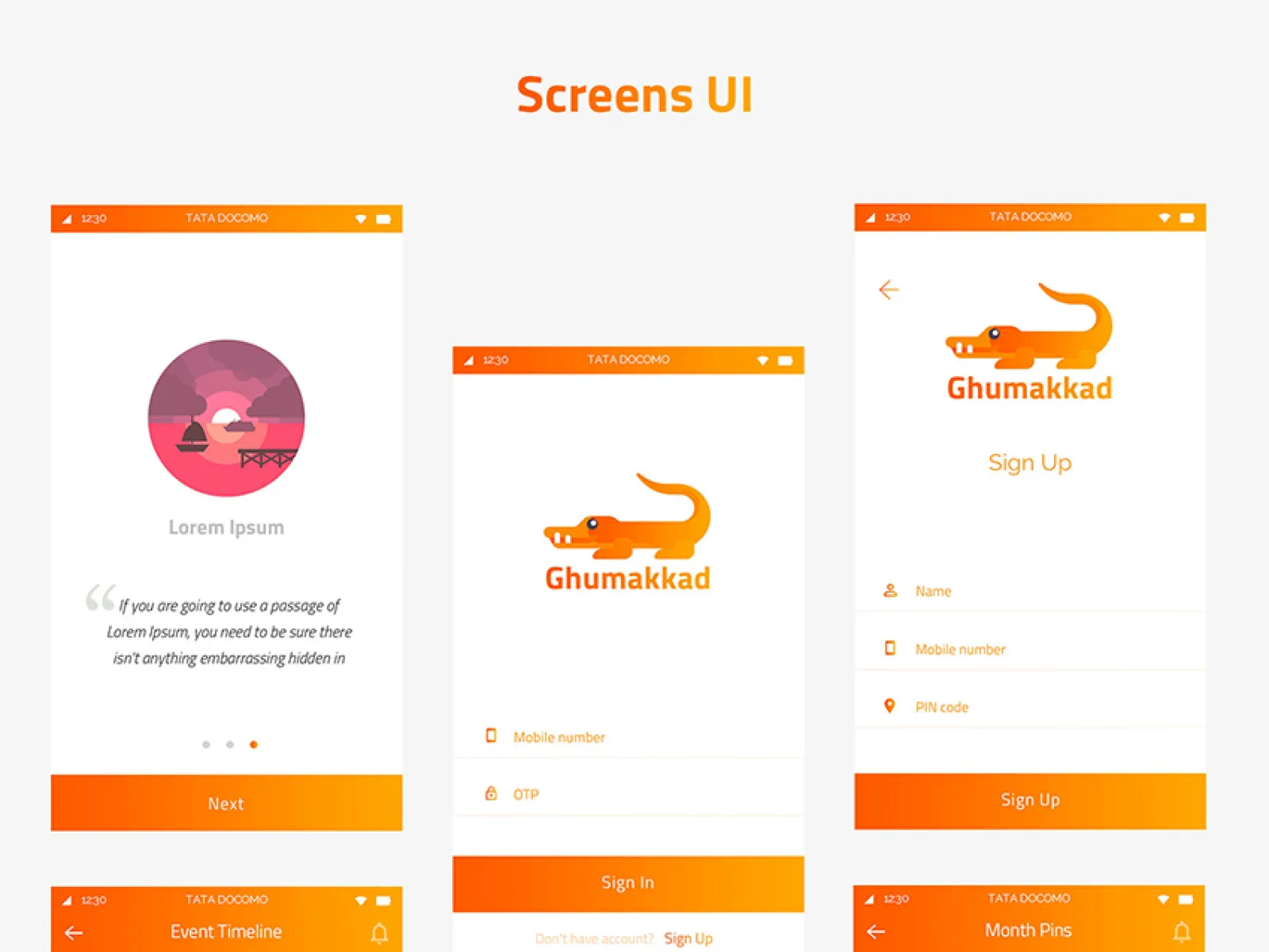Travel App iOS and Android for Figma and Adobe XD