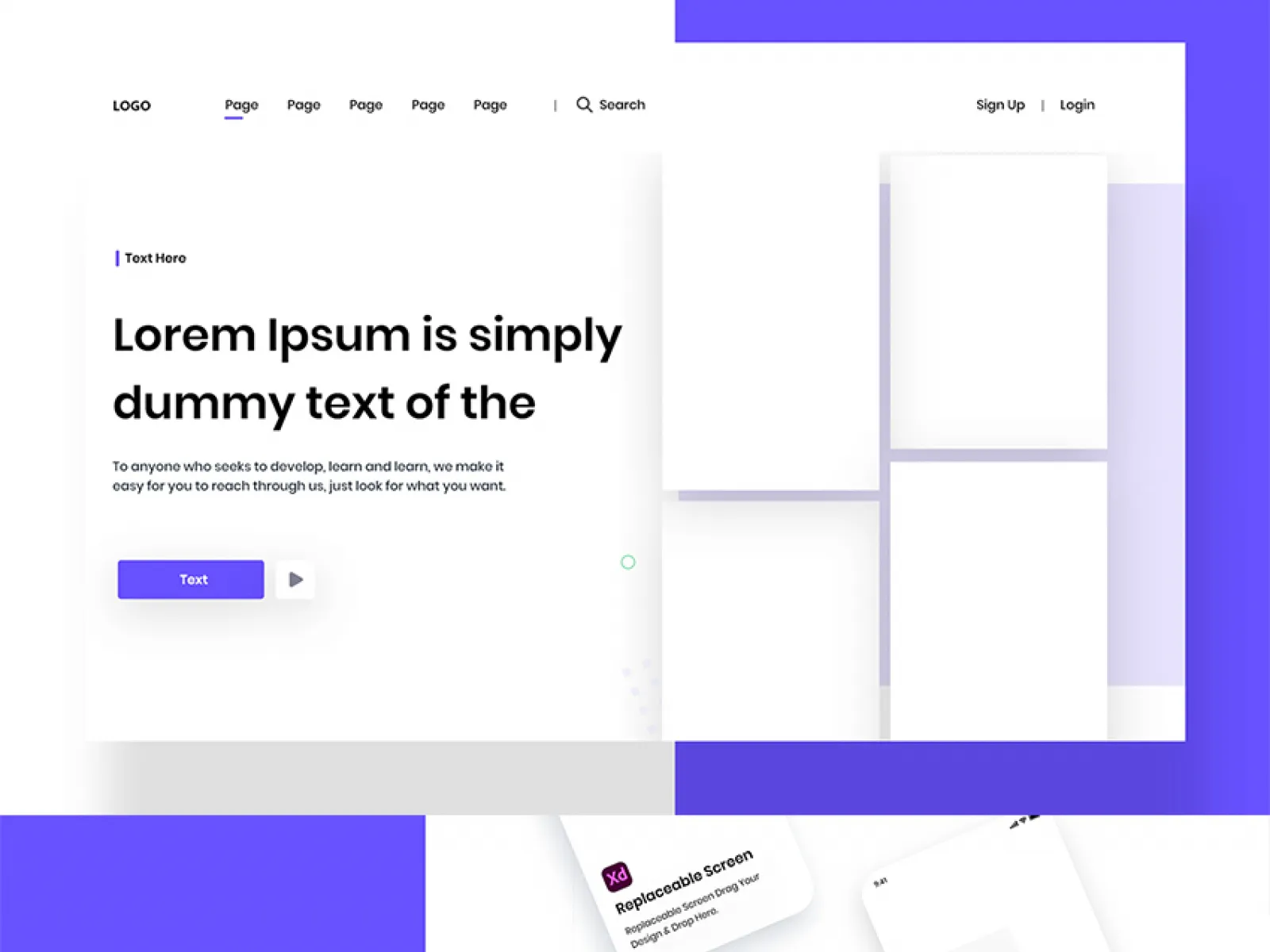 Web and Screens Mockup for Figma and Adobe XD
